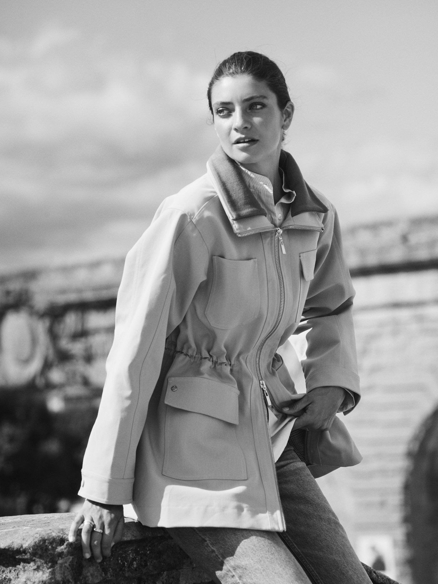 Modelshot / Twill / Detail